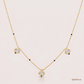 SJJDM108 | Floral Trio Diamond Designer Mangalsutra