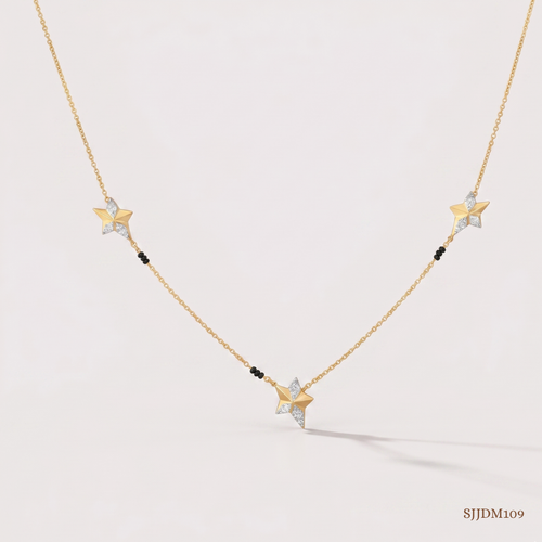 SJJDM109 | Starlight Grace Diamond Elegant Mangalsutra