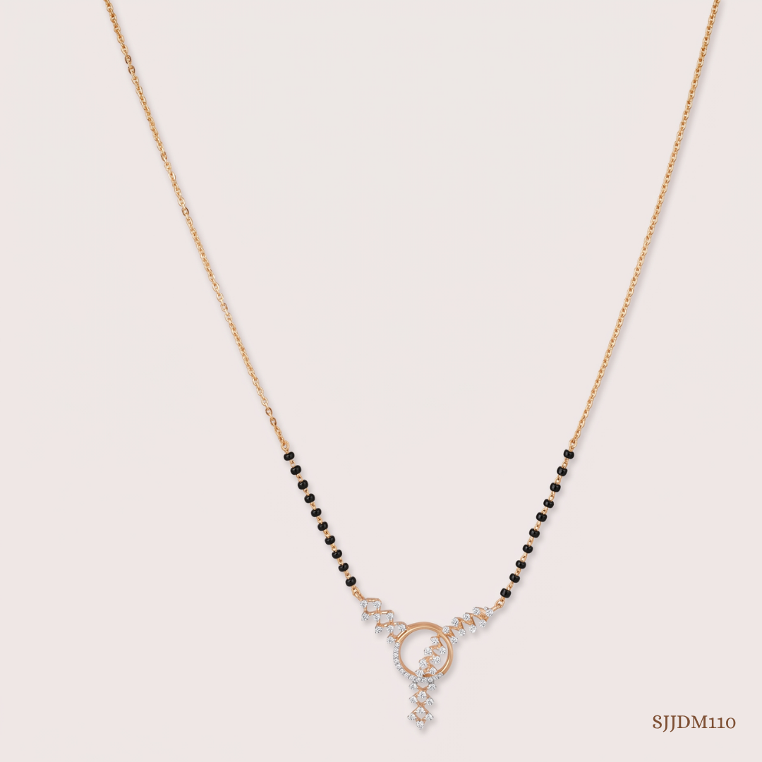 SJJDM110 | Eternal Bond Diamond Classic Mangalsutra