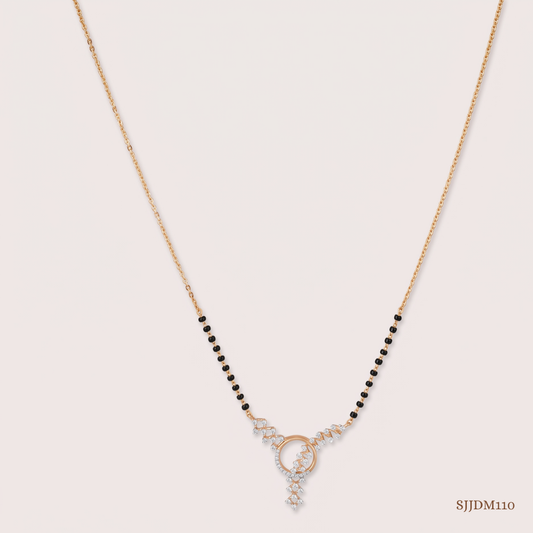 SJJDM110 | Eternal Bond Diamond Classic Mangalsutra