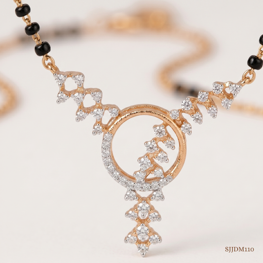 SJJDM110 | Eternal Bond Diamond Classic Mangalsutra