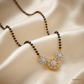 SJJDM115 | Trio Bloom Diamond Floral Mangalsutra