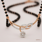 SJJDM116 | Floral Motif Diamond Designer Mangalsutra