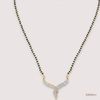SJJDM117 | Contemporary Diamond Statement Mangalsutra
