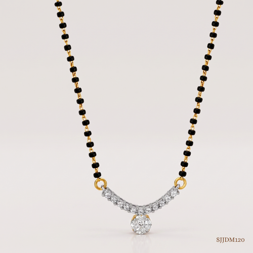 SJJDM120 | Shimmering Diamond Designer Mangalsutra