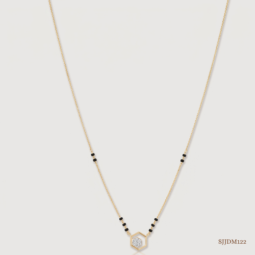 SJJDM122 | Hive Spark Diamond Contemporary Mangalsutra