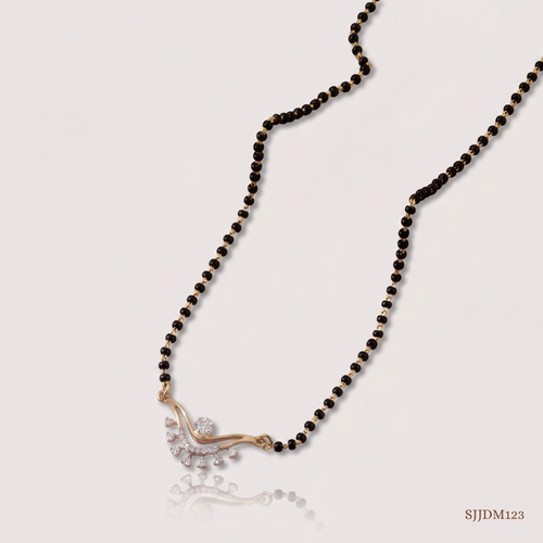 SJJDM123 | Serenade Shine Diamond Elegant Mangalsutra