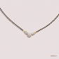 SJJDM124 | Elegant Charm Diamond Designer Mangalsutra