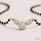 SJJDM124 | Elegant Charm Diamond Designer Mangalsutra