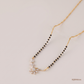 SJJDM126 | Floral Radiance Diamond Designer Mangalsutra