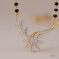 SJJDM126 | Floral Radiance Diamond Designer Mangalsutra