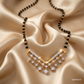 SJJDM128 | Glistening Fringe Diamond Statement Mangalsutra