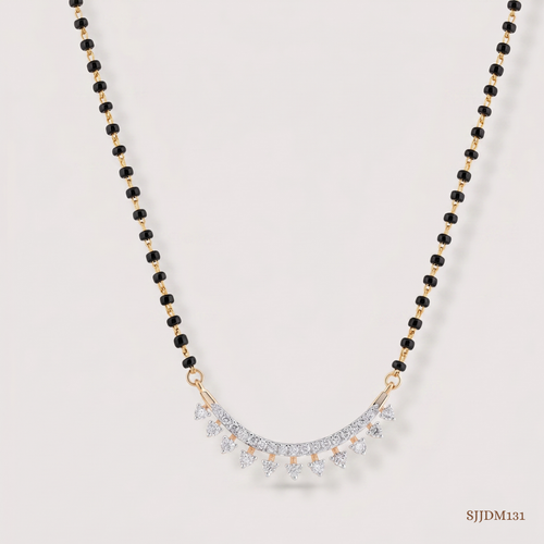 SJJDM131 | Brilliance Arc Diamond Designer Mangalsutra