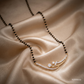 SJJDM132 | Graceful Swirl Diamond Elegant Mangalsutra