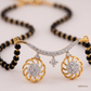 SJJDM136 | Floral Symphony Diamond Vati Mangalsutra