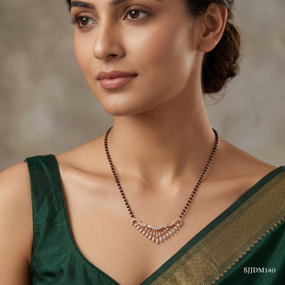 SJJDM140 | Eternal Shine Diamond Classic Mangalsutra