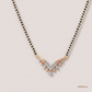 SJJDM142 | Chic Chevron Diamond Contemporary Mangalsutra