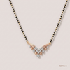 SJJDM142 | Chic Chevron Diamond Contemporary Mangalsutra