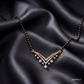 SJJDM142 | Chic Chevron Diamond Contemporary Mangalsutra
