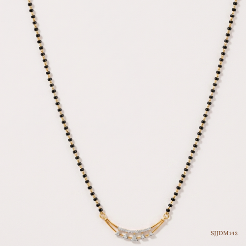SJJDM143 | Elegant Beginnings Diamond Designer Mangalsutra