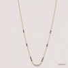 SJJDM145 | Radiant Curve Diamond Elegant Mangalsutra