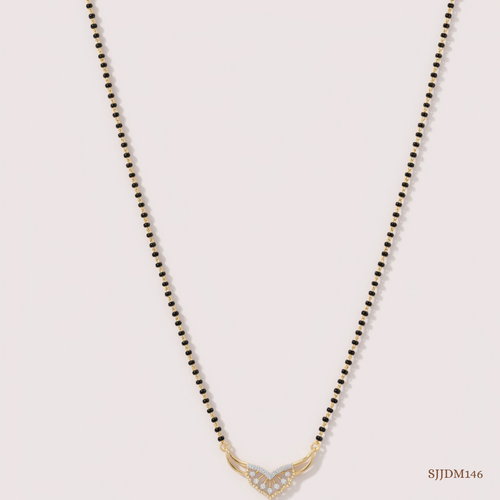 SJJDM146 | Wings of Vow Diamond Mangalsutra