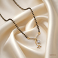 SJJDM148 | Floral Grace Diamond Elegant Mangalsutra