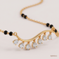 SJJDM150 | Curved Vine Diamond Contemporary Mangalsutra