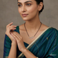 SJJDM150 | Curved Vine Diamond Contemporary Mangalsutra