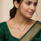 SJJDM153 | Elegant Wave Diamond Contemporary Mangalsutra