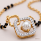SJJDM156 | Square Charm Diamond Modern Mangalsutra