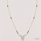 SJJDM157 | Delicate Flutter Diamond Designer Mangalsutra