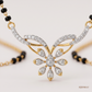 SJJDM157 | Delicate Flutter Diamond Designer Mangalsutra