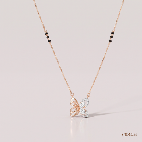 SJJDM158 | Whimsical Charm Diamond Contemporary Mangalsutra