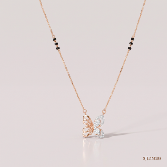 SJJDM158 | Whimsical Charm Diamond Contemporary Mangalsutra