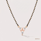 SJJDM159 | Luminous Twist Diamond Designer Mangalsutra
