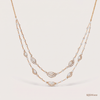 SJJDN102 | Layered Flight Diamond Contemporary Necklace