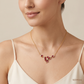 SJJDN106 | Blushing Twist Diamond Contemporary Necklace
