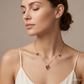 SJJDN107 | Trio Blossom Diamond Floral Necklace