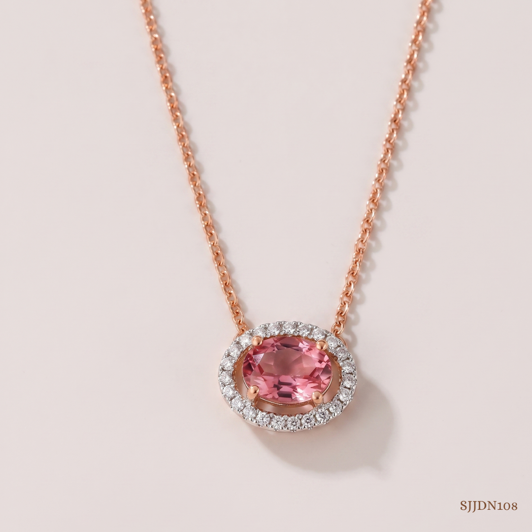 SJJDN108 | Blooming Romance Diamond Elegant Necklace