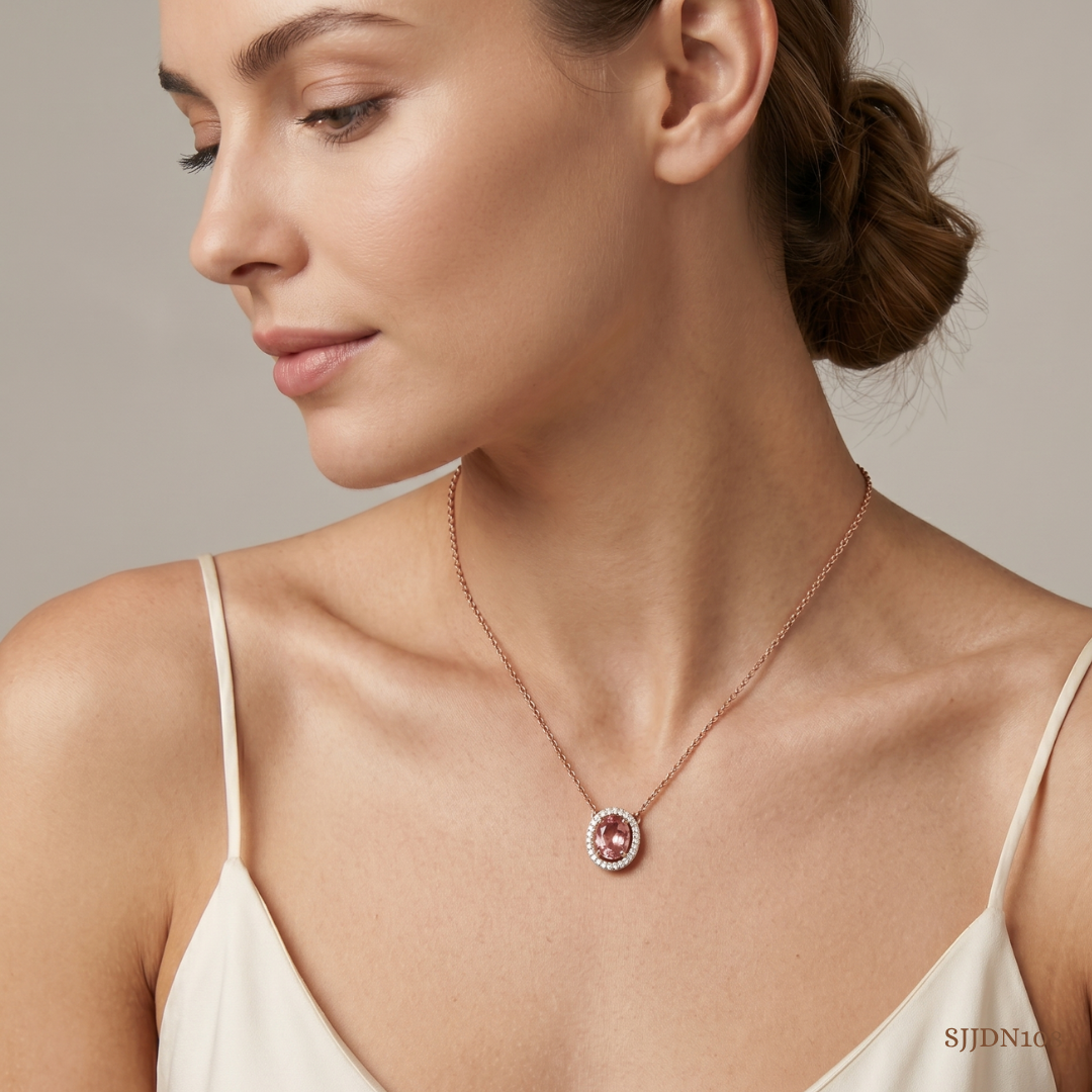 SJJDN108 | Blooming Romance Diamond Elegant Necklace