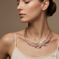 SJJDN110 | Sunset Radiance Diamond Statement Necklace