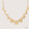 SJJDN114 | Golden Ray Diamond Designer Necklace