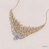 SJJDN115 | Radiant Opal and Diamond Necklace