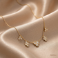 SJJDN117 | Honeycomb Harmony Diamond Statement Necklace