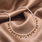 SJJDN118 | Navratna Charm Diamond Designer Necklace