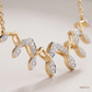 SJJDN119 | Arch Sparkle Diamond Contemporary Necklace
