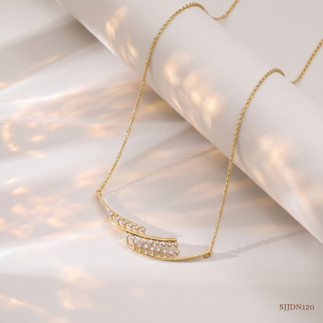 SJJDN120 | Radiant Opal Diamond Necklace