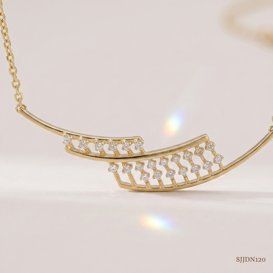 SJJDN120 | Radiant Opal Diamond Necklace