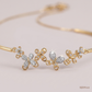 SJJDN122 | Butterfly Garden Diamond Floral Necklace